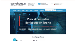 Desktop Screenshot of easyshoes.dk